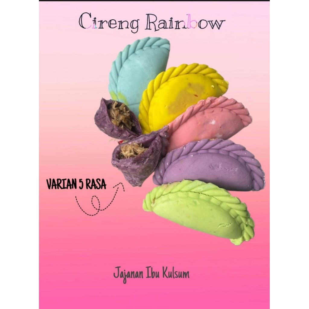 

Cireng Rainbow isi 10pcs||Varian 5 Rasa
