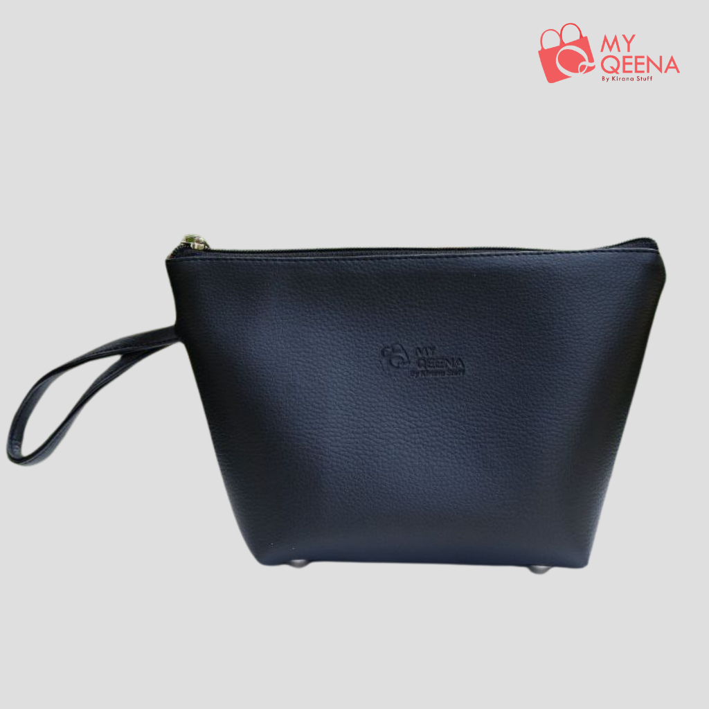 MY QEENA Pouch Kosmetik POUCH Polos Original By KIRANA STUFF