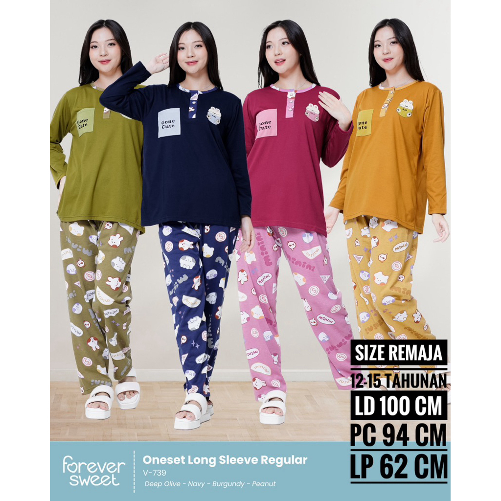 BABYDOLL  MERK FOREVER ORI PIYAMA BAJU TIDUR PREMIUM