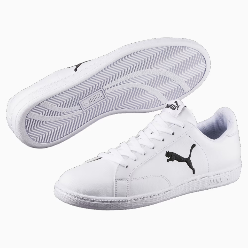 Sepatu Casual Smash Cat L Puma White- Black 362945 03