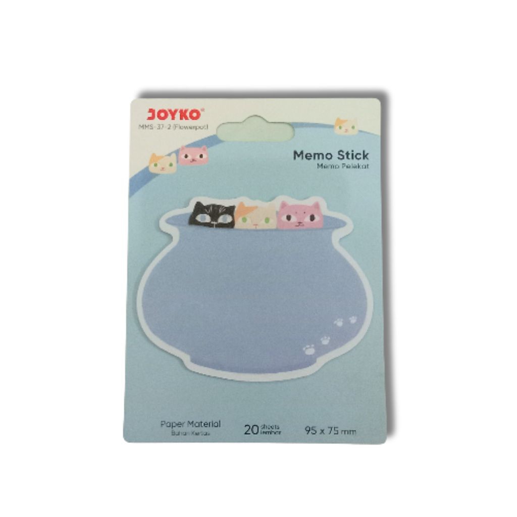 

[YOBANA] JOYKO STICKY NOTES KERTAS MEMO STICK KARAKTER 95×75MM ISI 20 LEMBAR
