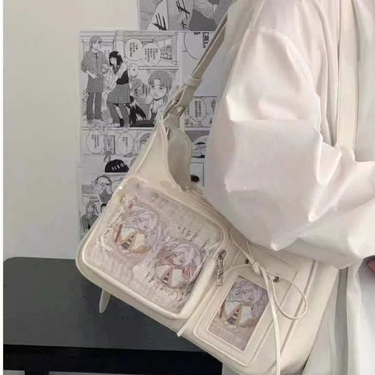 Ita Bag Photocard Tas Ita Jepang Transparan Kpop Anime Cosplay Cute Crossbody Bag
