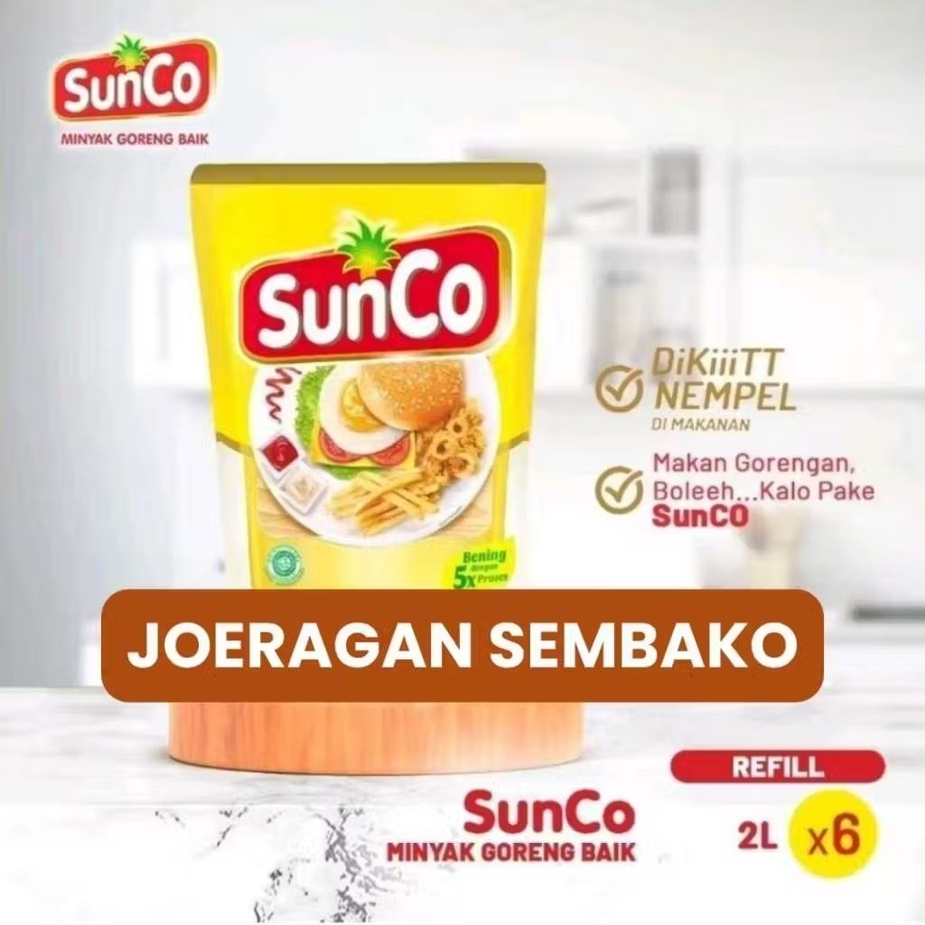 

[JATIM] [LANGSUNG KIRIM] Minyak Goreng Sunco Refill 2 Liter