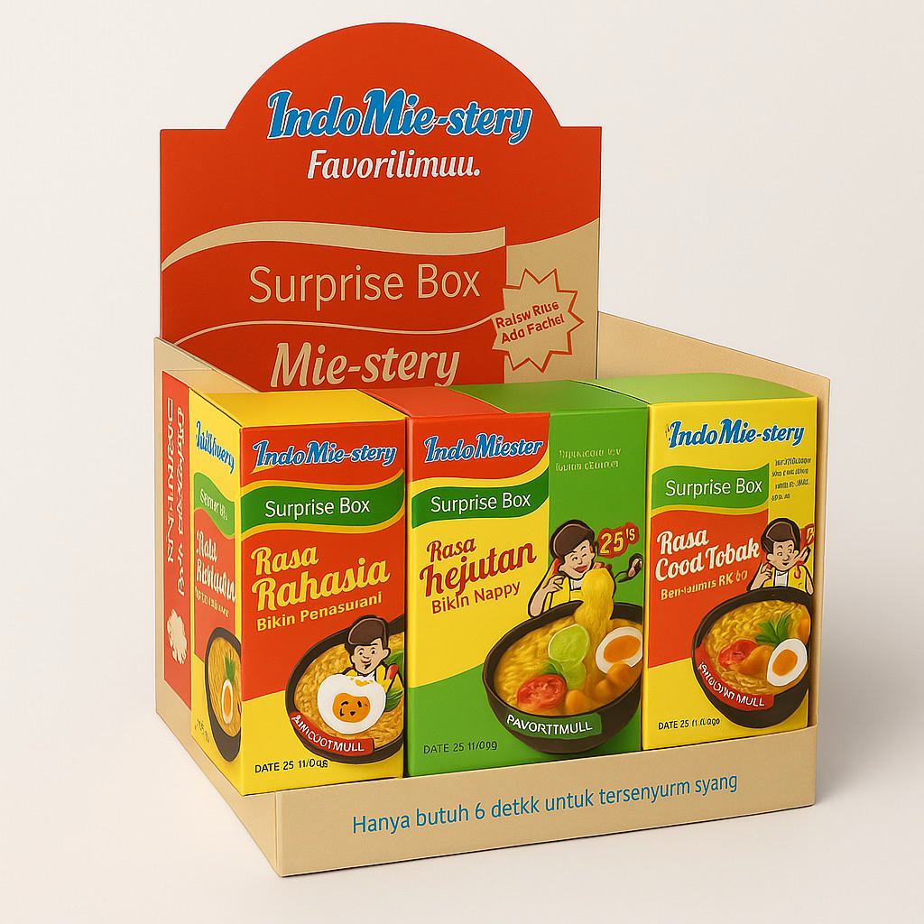 

IndoMie-stery Surprise Box – Blind Box Mie Instan Edisi Spesial