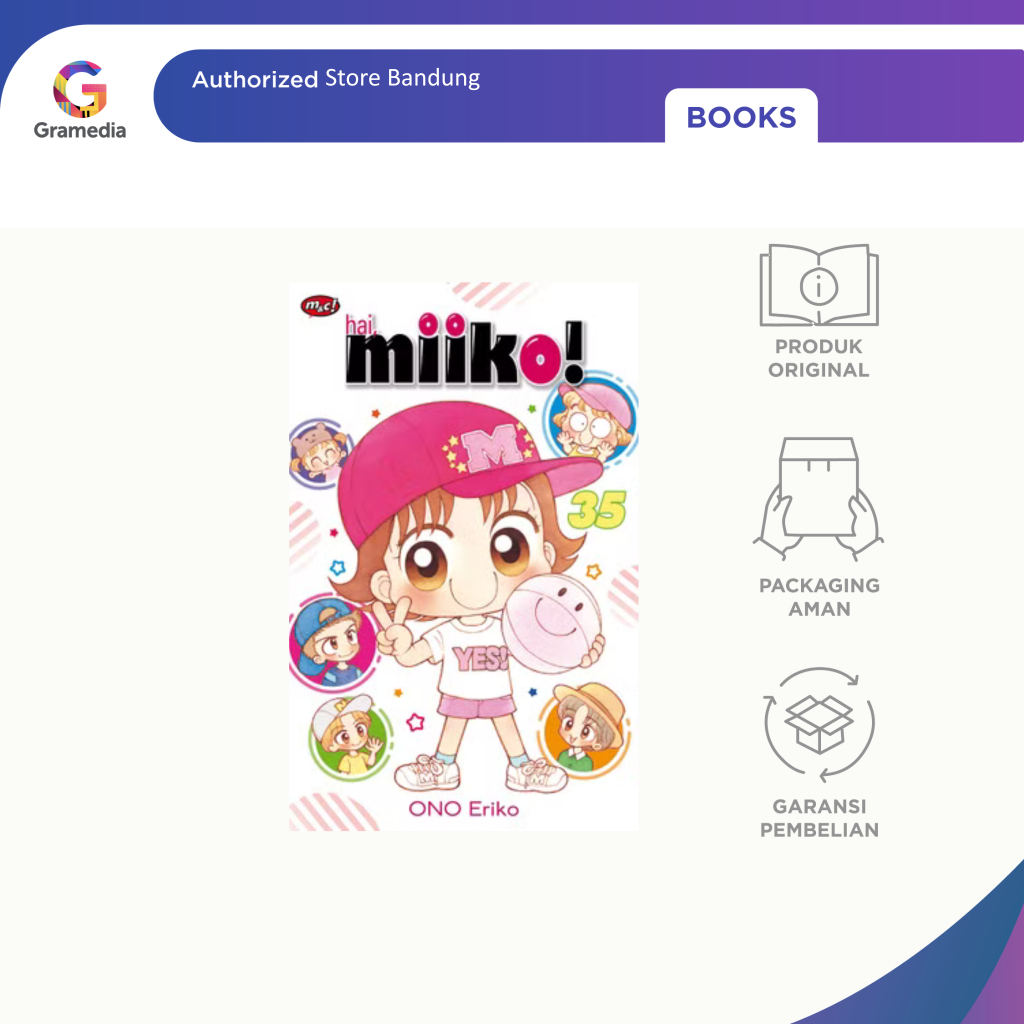 Gramedia Bandung - Hai, Miiko 35 - Bookpaper
