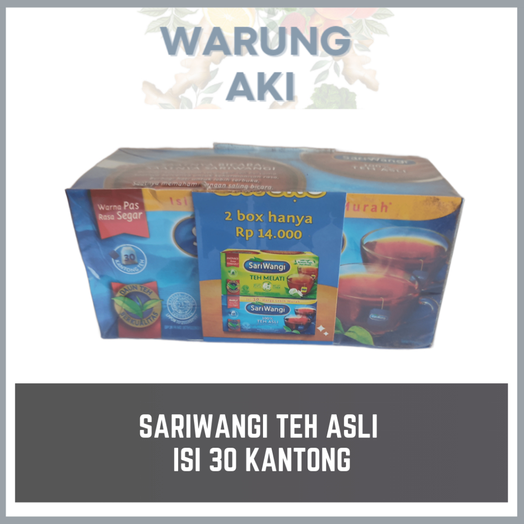 

Sariwangi Teh Celup Asli isi 30 kantong