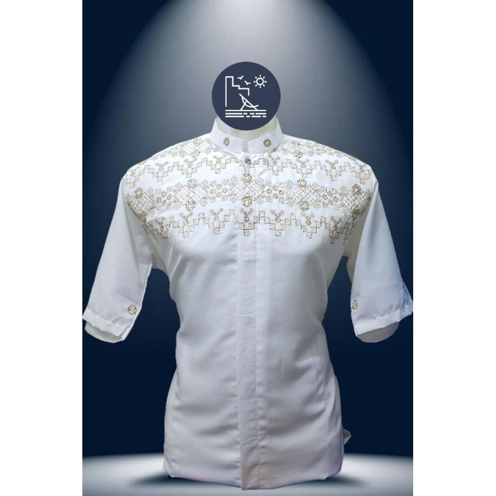 (DK) baju koko lengan pendek / baju koko putih lengan pendek / baju koko lengan panjang / baju koko 