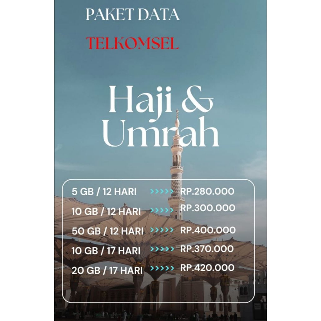 Paket Data Umroh & Haji Telkomsel