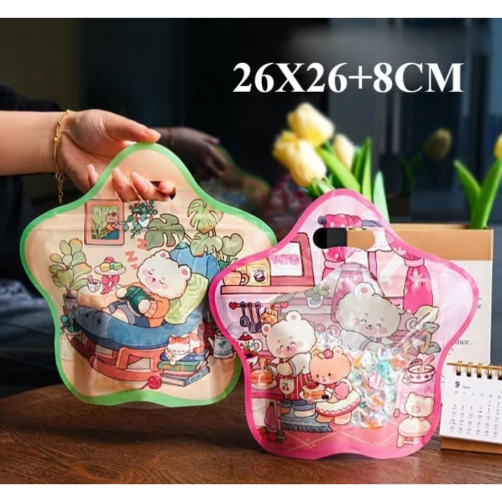 

Plastik Goodie Bag 26X26+8cm Plastik Bingkisan Bentuk Bintang Plastik Bingkisan Snack Ulang Tahun Anak Plastik Bingkisan Ulang Tahun Goodie Bag Ultah
