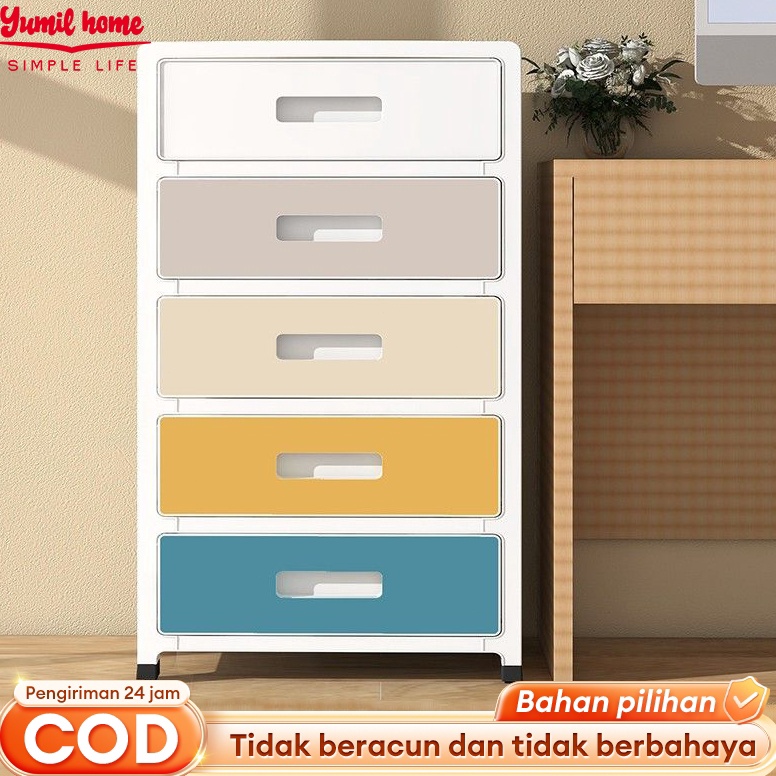 Paling Laris SALVOLemari Pakaian Plastik Lemari Laci Plastik Lemari Pakaian Plastik 35CM Laci Plasti