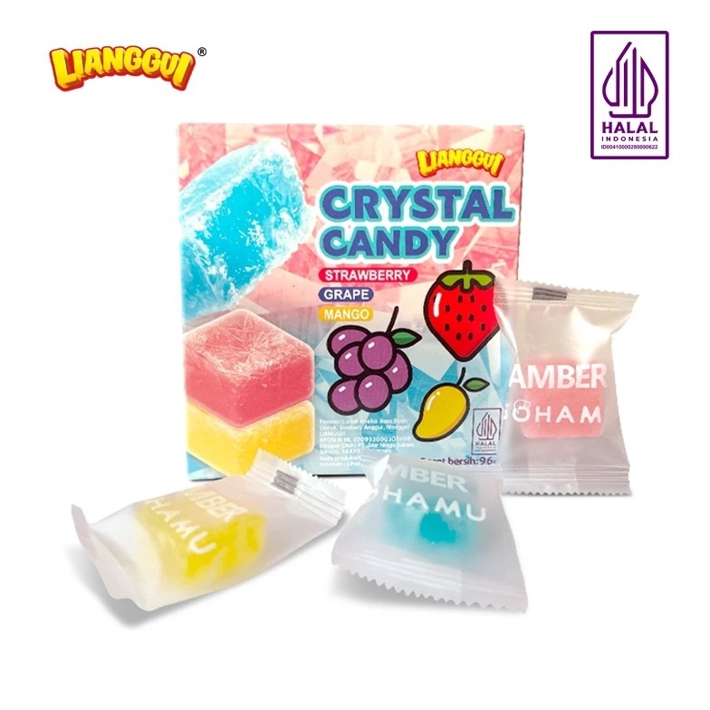 

Promo LIANGGUI Crystal Candy MIX 96gr LIANG GUI Permen Jelly Lunak