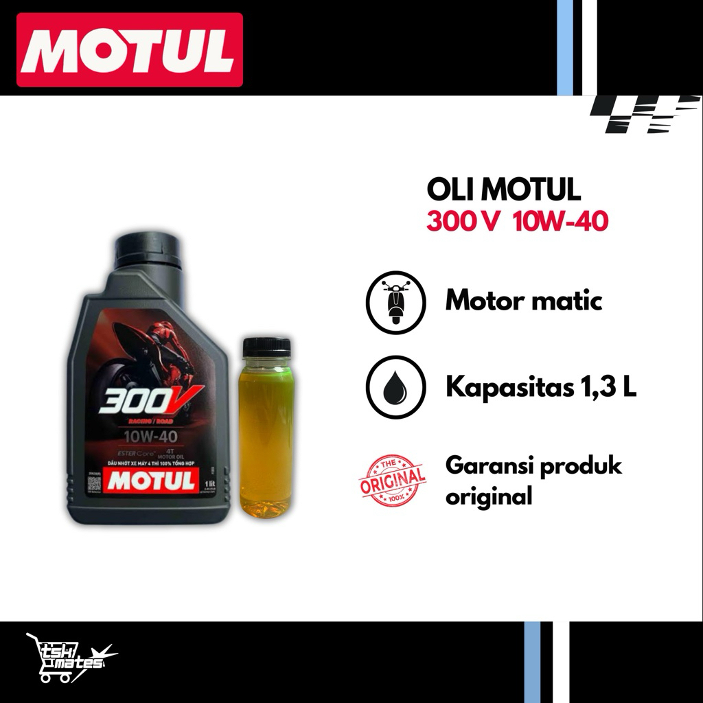 OLI MOTUL 300V 10W-40 1.3L VESPA MATIC