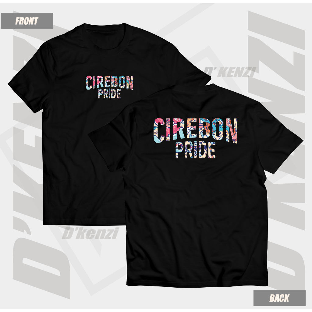 Kaos Kota Cirebon T-shirt Cirebon Pride Bahan katun adem nyaman enak dipakai