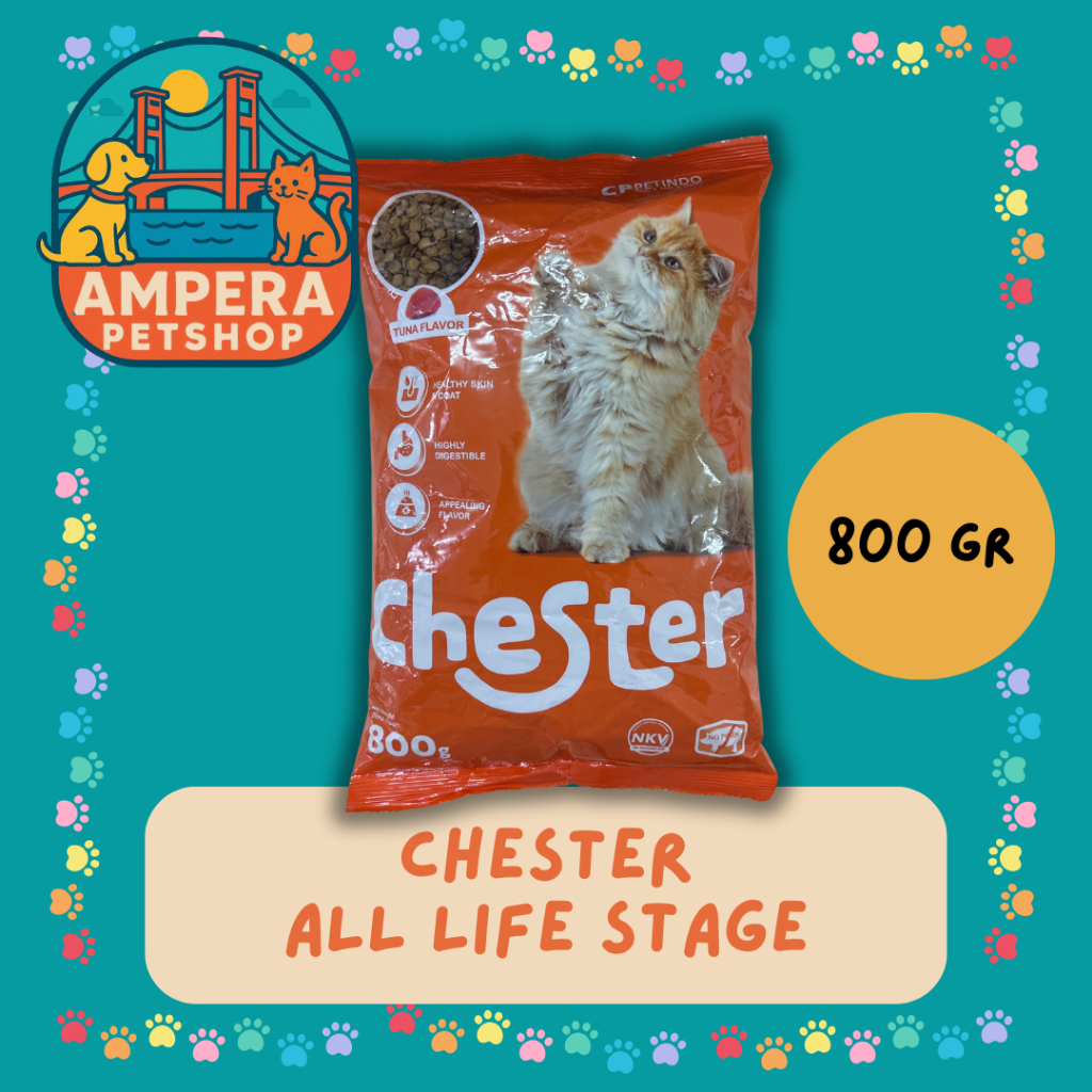MAKANAN KUCING CHESTER 800GR CATFOOD PAKAN KUCING PETSHOP PALEMBANG