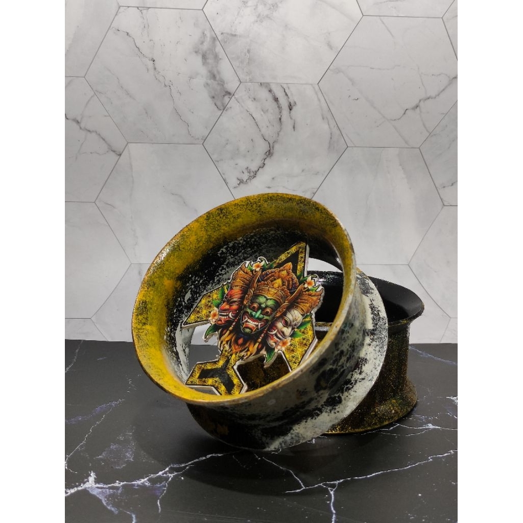 BLADU RACING 4 INCH/ 4 DIM MOTIF BLADU RACING