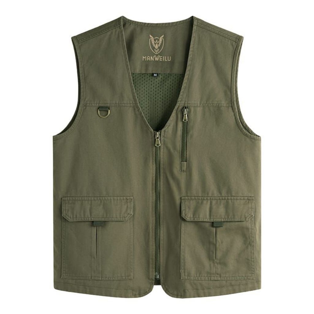 Rompi Pria Terbaru/Rompi Vest Pria Simple Bahan Katun Premium