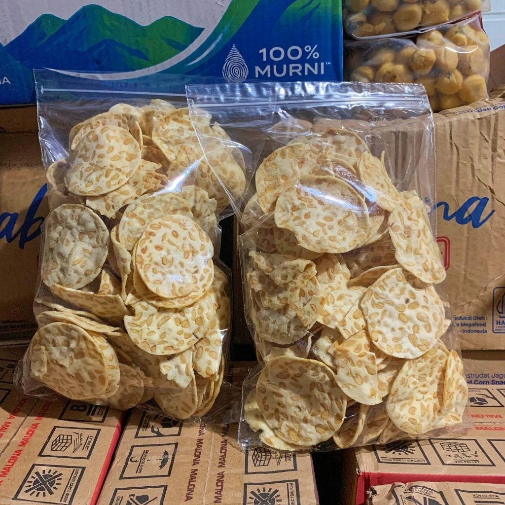 

Keripik Tempe Sagu 1 Kg / Kripik Tempe Sagu Original / Kripik Sagu