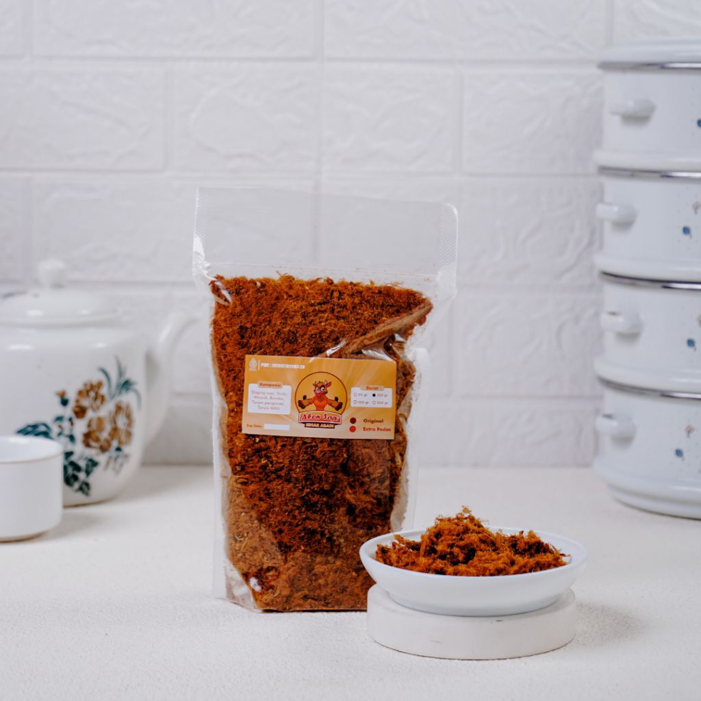 

[SAPI GRADE B 250GR] ABON ASLI JOGJA ORIGINAL & EKSTRA PEDAS ENAK MANIS GURIH