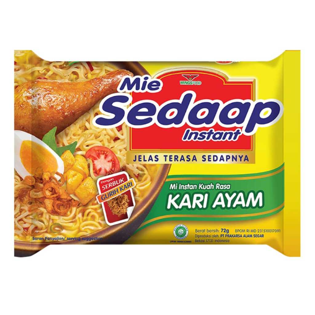 

Mie Sedaap Instant Kuah Kari Ayam 72 Gram
