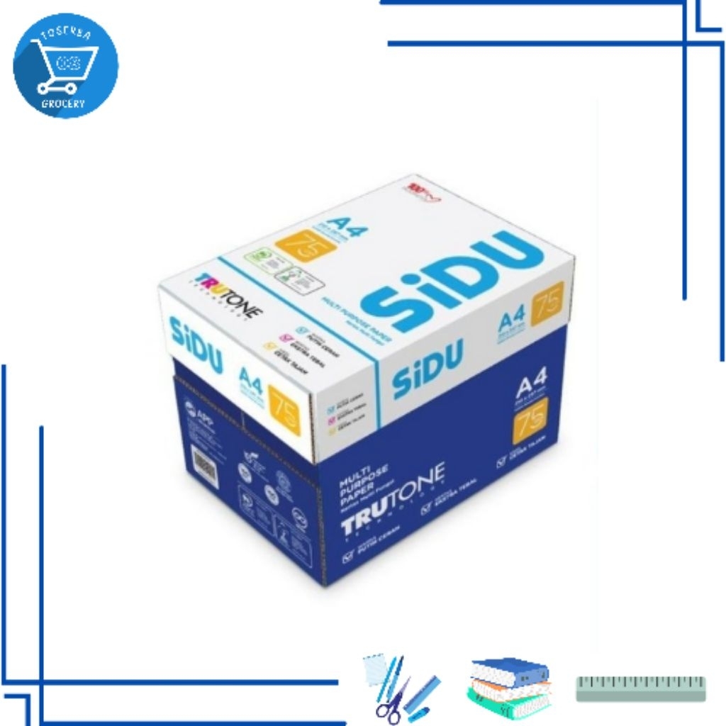 

Kertas HVS A4 Sinar Dunia 75 GSM 1 Karton