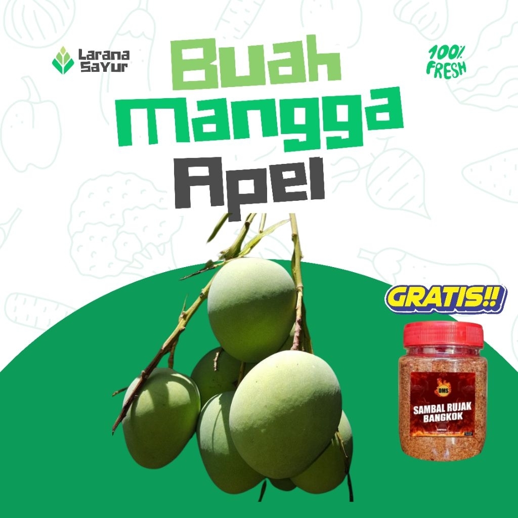 MANGGA APEL MUDA MANGGA RUJAK GRATIS BUMBU