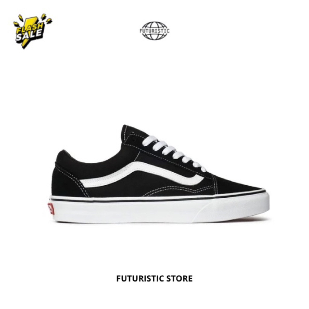 SEPATU VANS OLD SKOOL BLACK WHITE