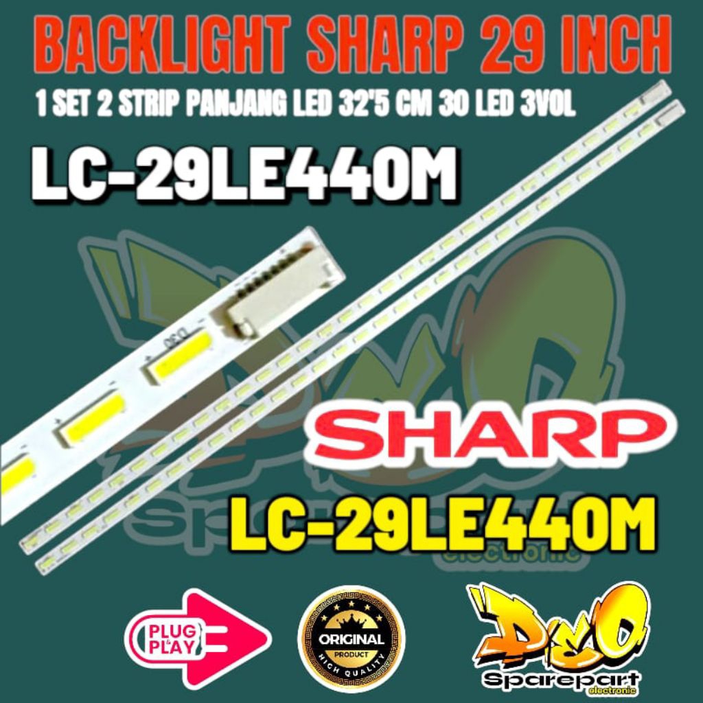 BACKLIGHT TV SHARP 29 INC LC-29LE440M LAMPU BACKLIGHT TV SHARP LC29LE440M