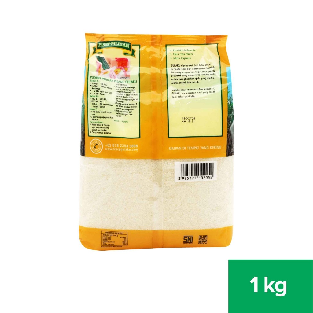 

GULA PASIR GULAKU KEMASAN KUNING 1KG