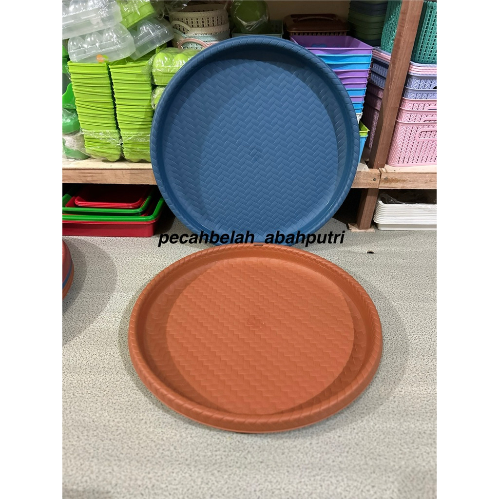 Nampan bulat besar/ nyiru dalam 80