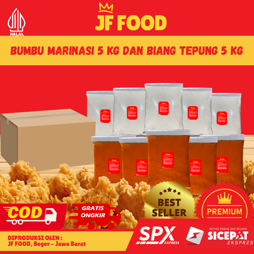 

Paket Marinasi 5kg & Biang Tepung 5kg