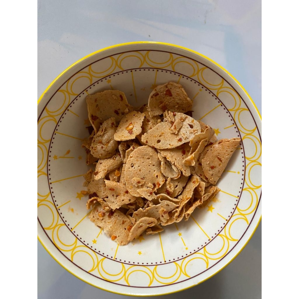 

Keripik Pempek Pedas