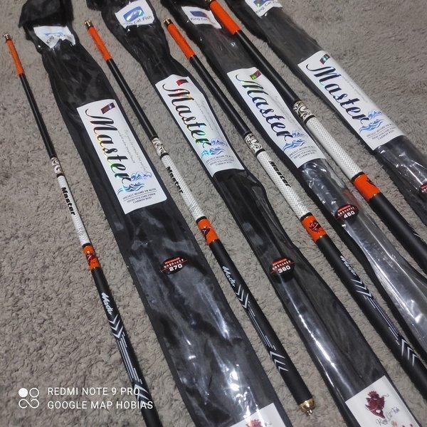 Joran Tegek king cat fish master Bahan Carbon Ringan Kuat Custom Lilit Ujung