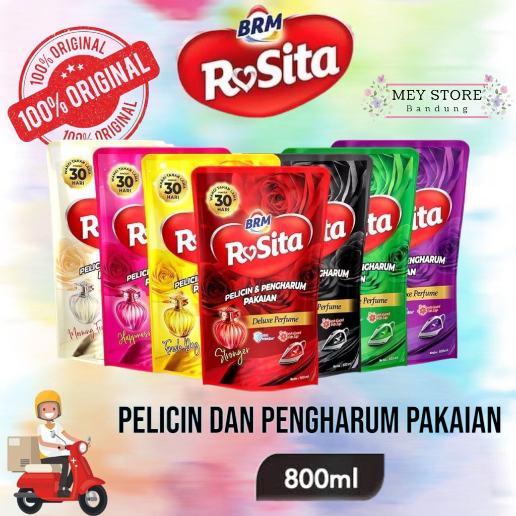 BRM Rosita Pengharum laundry Pelicin Setrika Refill