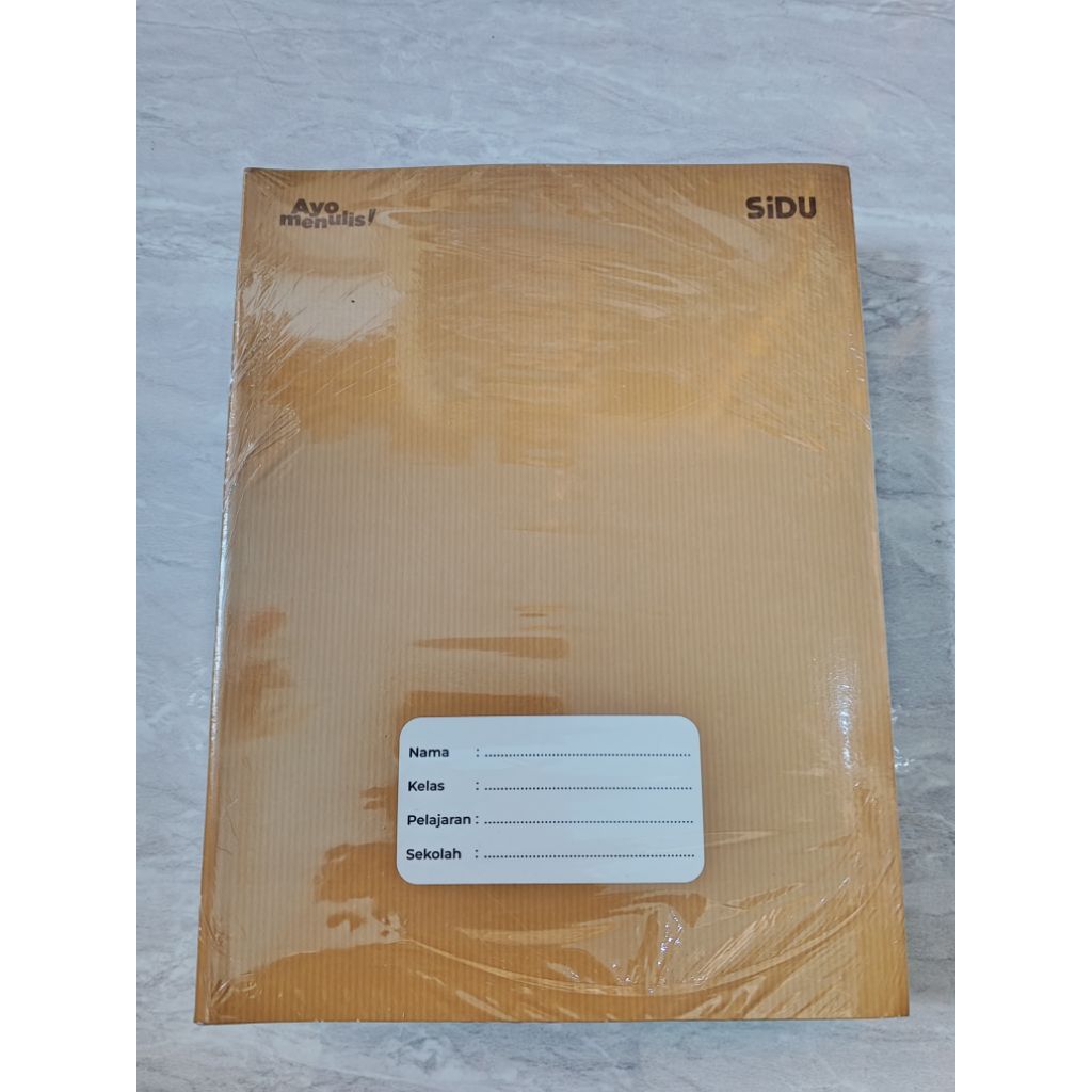 

(PAK)BUKU TULIS SIDU Sinar Dunia 40 Lembar sampul coklat/kraf grosir ( isi 10 buku ).