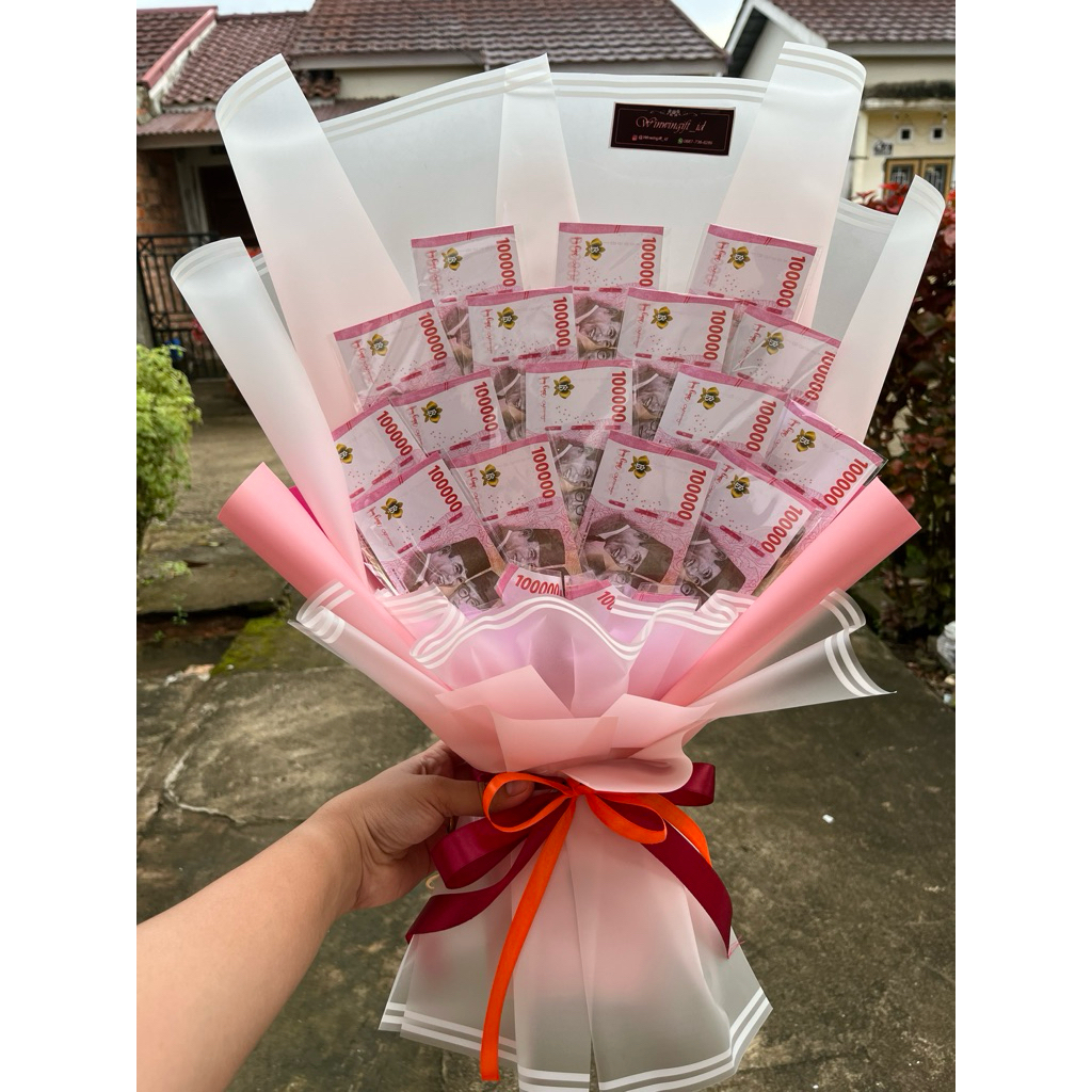 Buket uang 20 Lembar