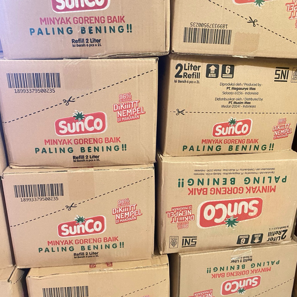 

Sunco2 Liter Minyak Goreng Kartonan