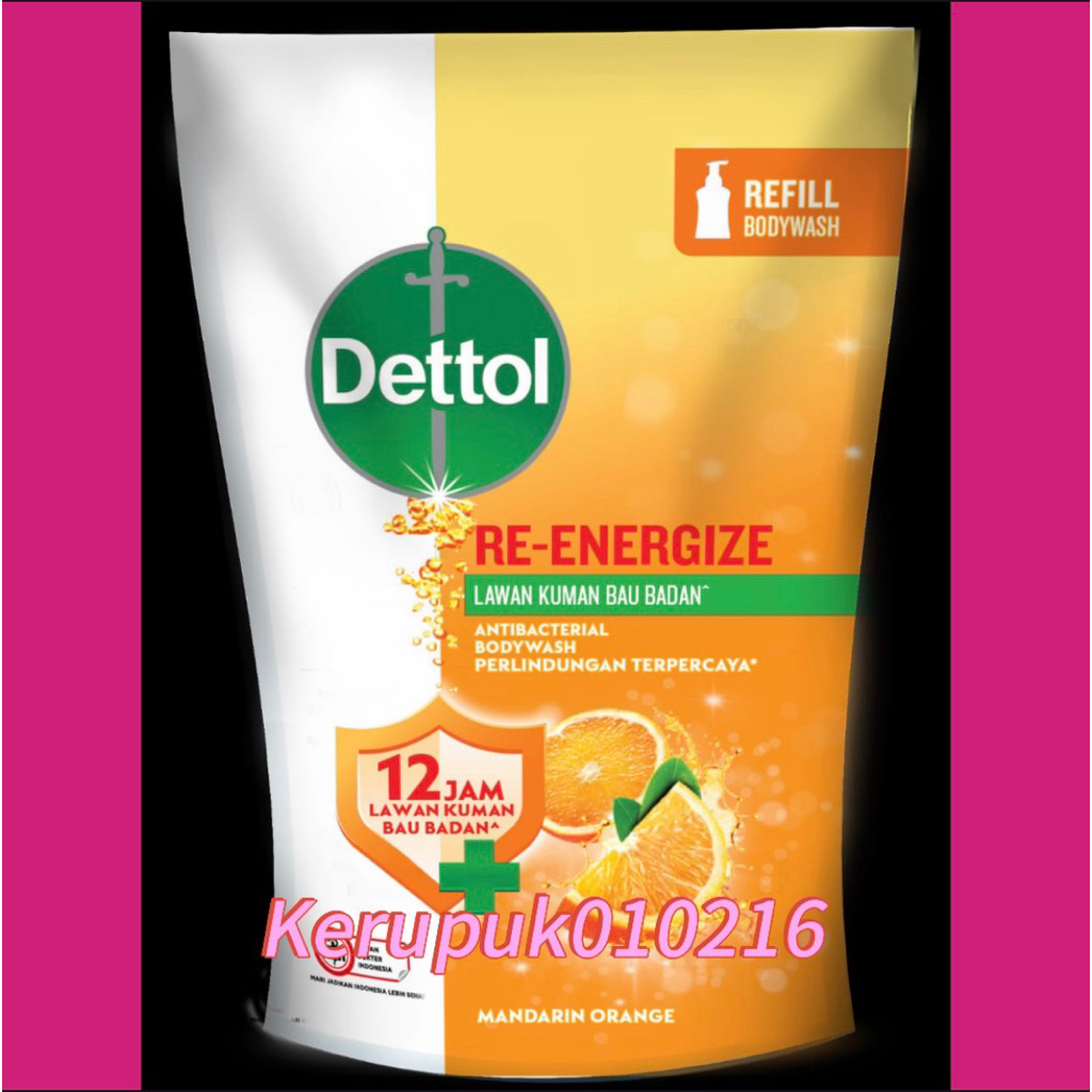 Dettol Reffil Bodywash 370ml free 100g