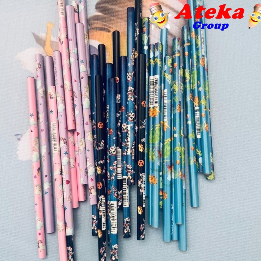 

[1 PCS] FABER CASTEL PENSIL 2B UNICORN ROBOT DINOSAURUS
