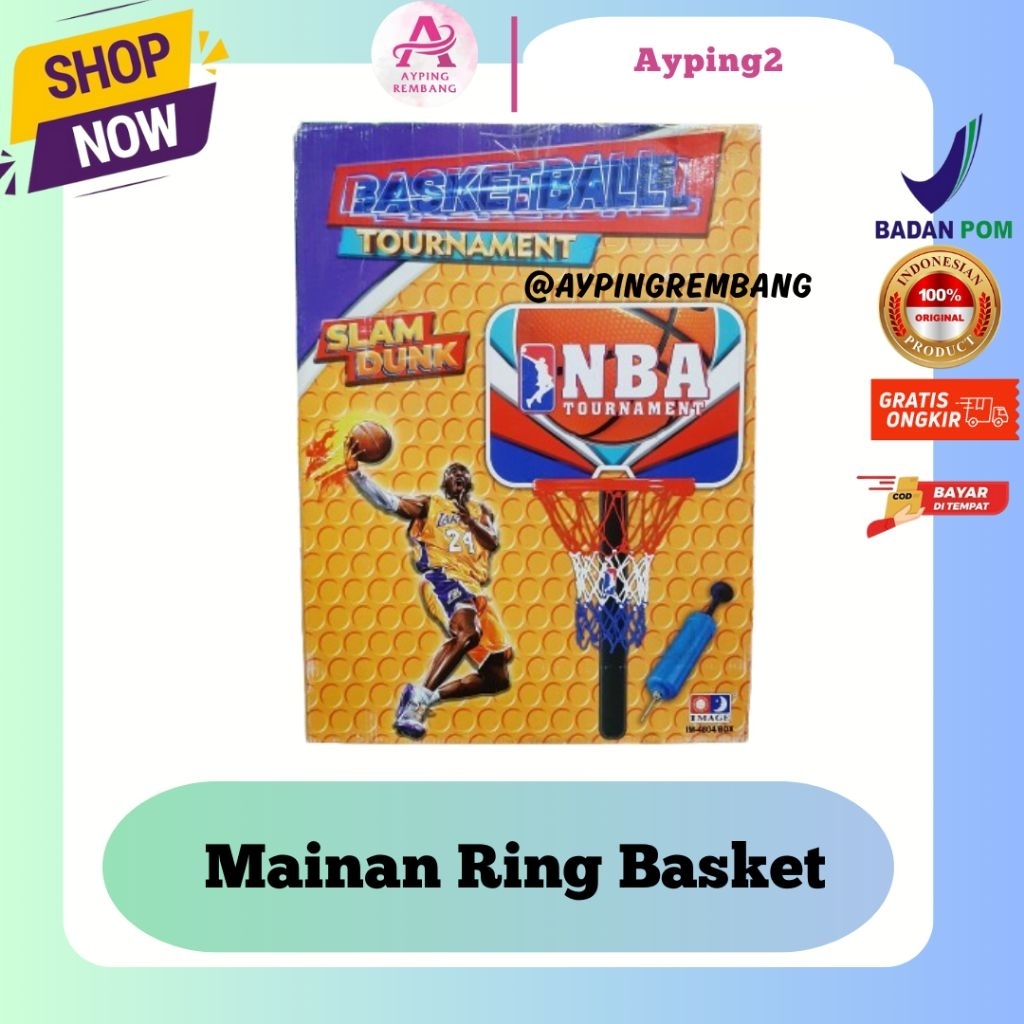 Mainan Ring Basket | Basketball