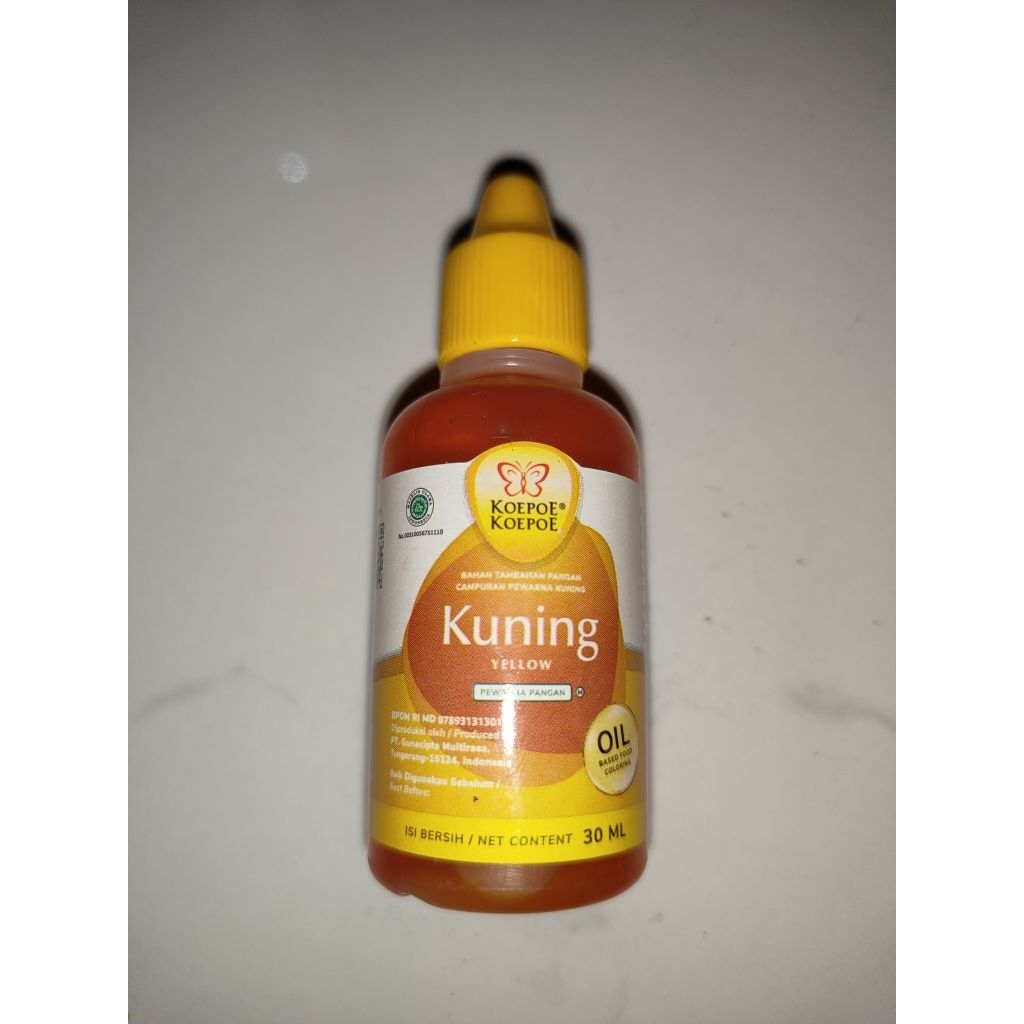 

pewarna makanan kuning cap koepoe2