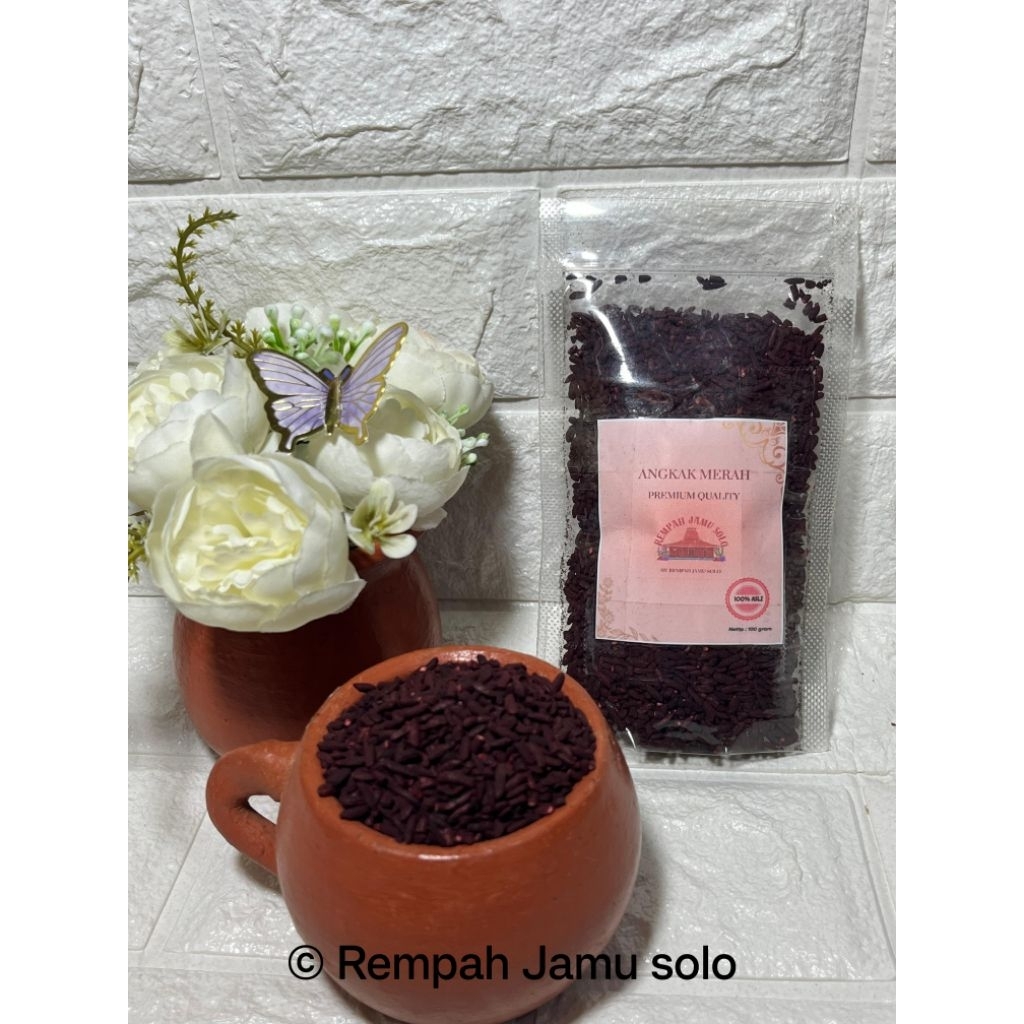 

Angkak Merah/Beras Merah Cina Grade A, Kemasan 100 gram