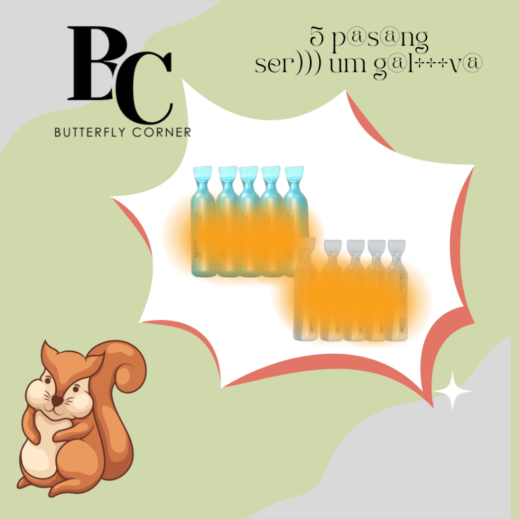 

(Ultimate Store) Essence Serum Galva Curah Biru Putih Lima Pasang