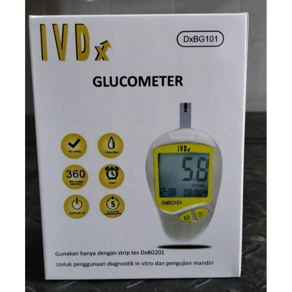 Alat Glucometer IVD Alat Tes Gula Darah IVD Sistem Pemantauan Diabetes Tingkat Lanjut Free Baterai P