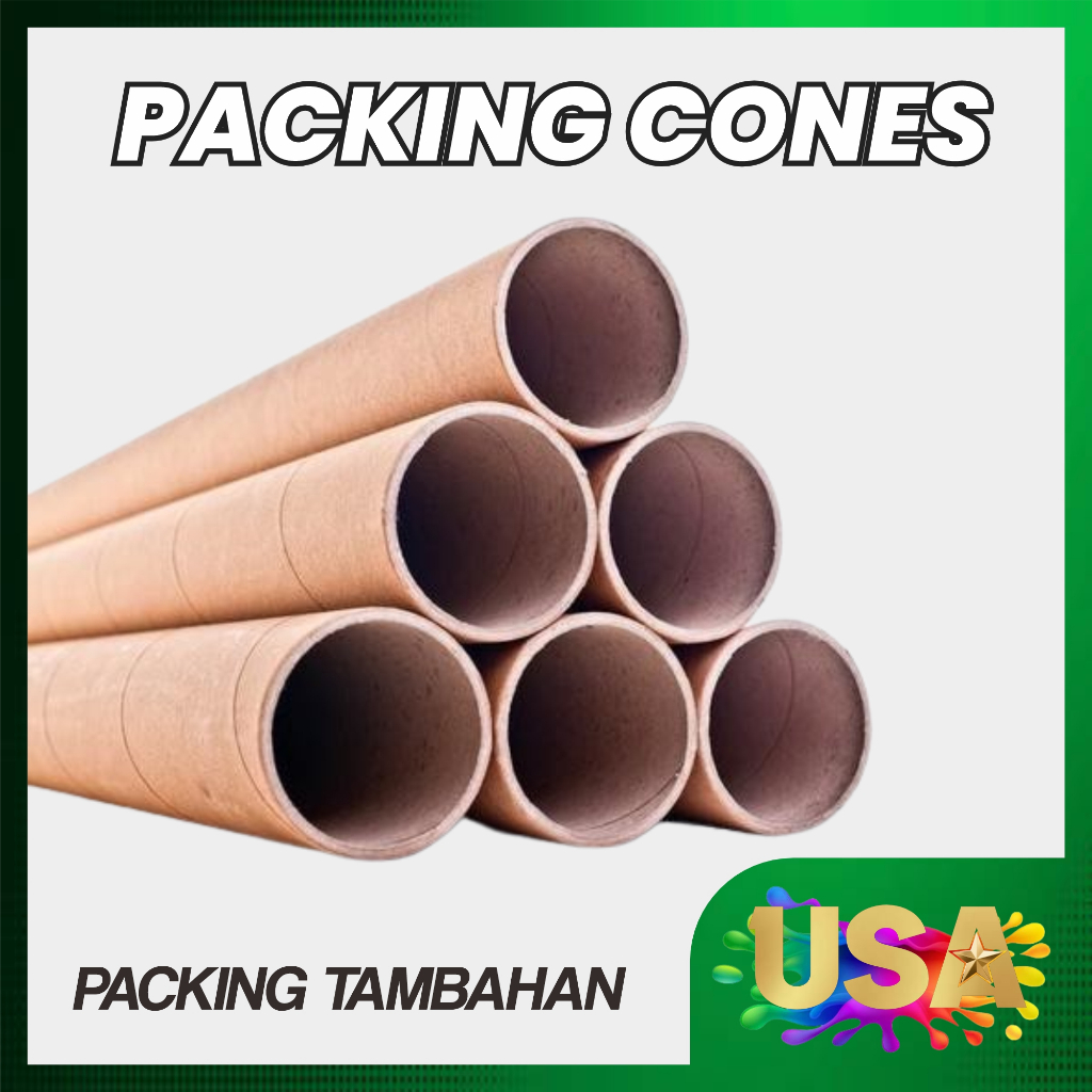 

⚠️⚠️⚠️MADE IN USA #PACKING TAMBAHAN//SELONGSONG KERTAS TEBAL//CONE PACKING//PACKING SPANDUK//BANNER