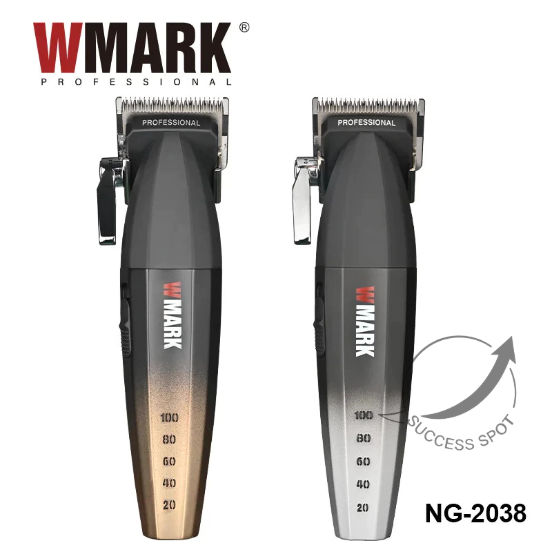Wmark NG-2038 Hair Clipper Cordless Set Barbershop Alat Cukur Rambut 9000 RPM NG2038 NG 2038