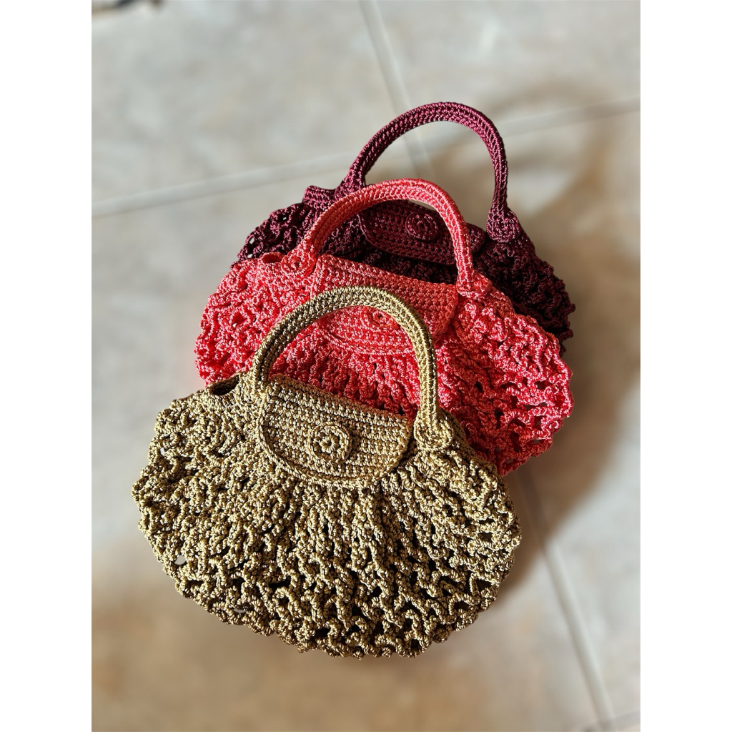 Tas rajut | Net bag rajut | LC rajut