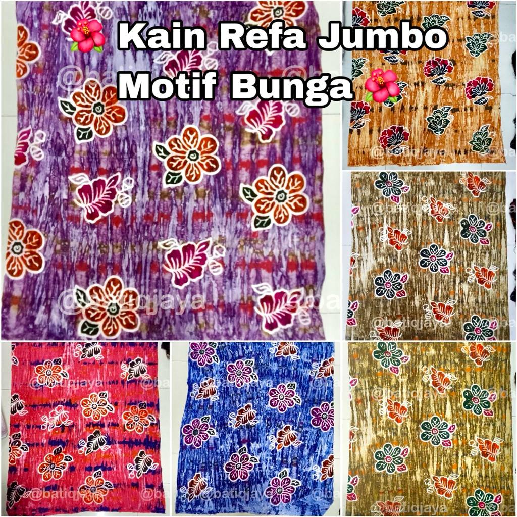 Kain / Sarung Wanita and Refa Motif Bunga - LEBIH BESAR DARI TUBAN ASLI