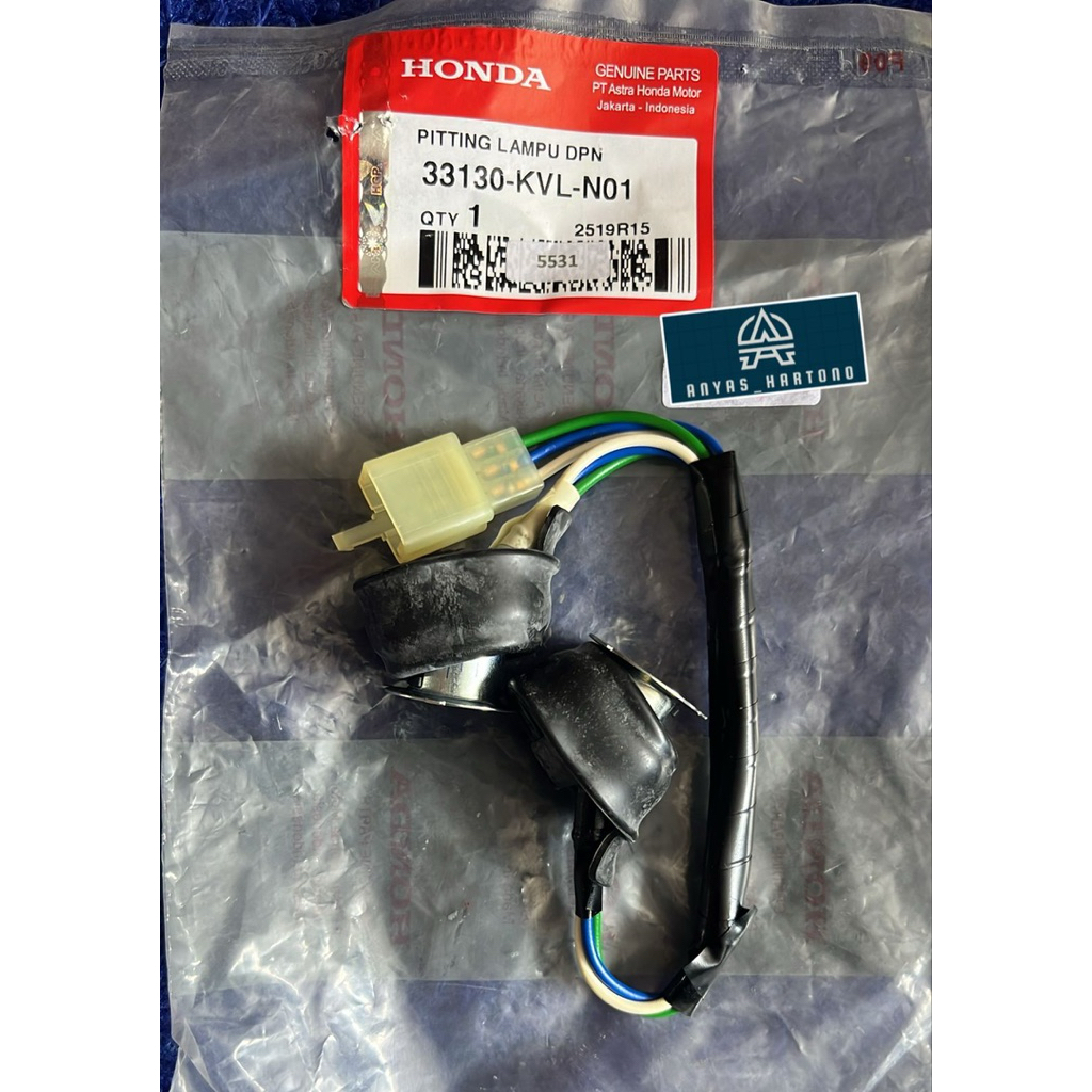 FITING PITING LAMPU DEPAN SUPRA X 125 BATMAN | 33130-KVL-N01
