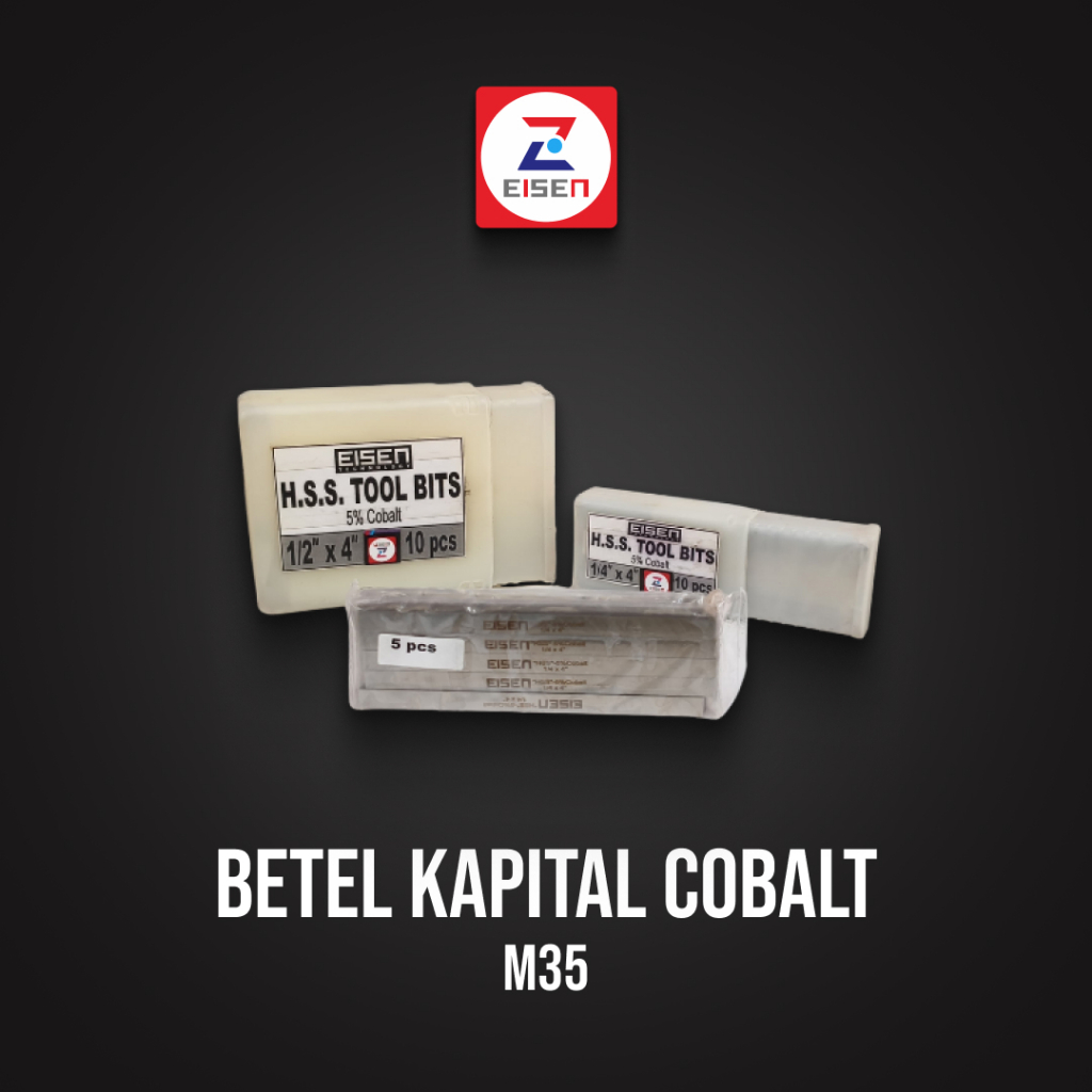 EISEN HSS M35 Square Tool Bits - Betel Kapital Cobalt