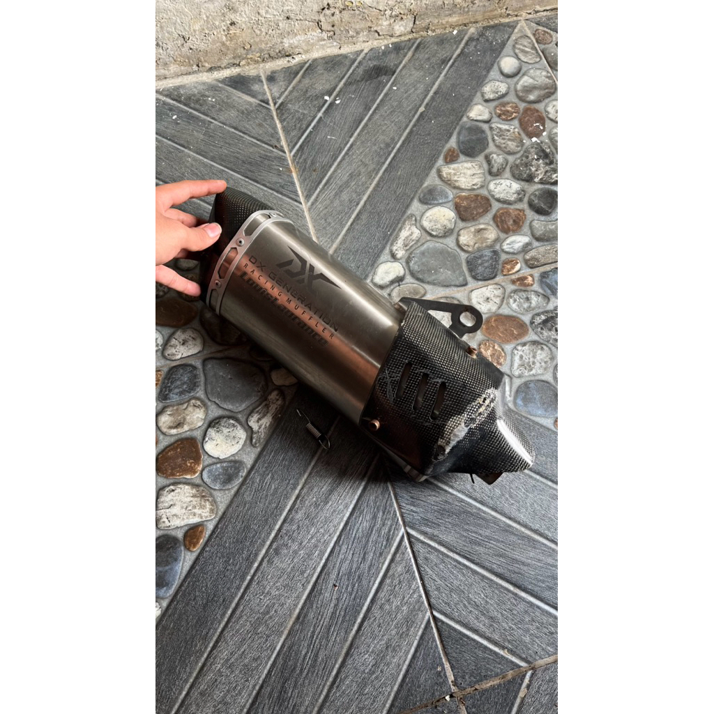 knalpot silincer dx pvp carbon all new ninja 250fi